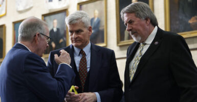 Rep. Tim Walberg with Sen. Bill Cassidy.