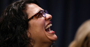 Rashida Tlaib. (Photo by Bill Pugliano/Getty Images)
