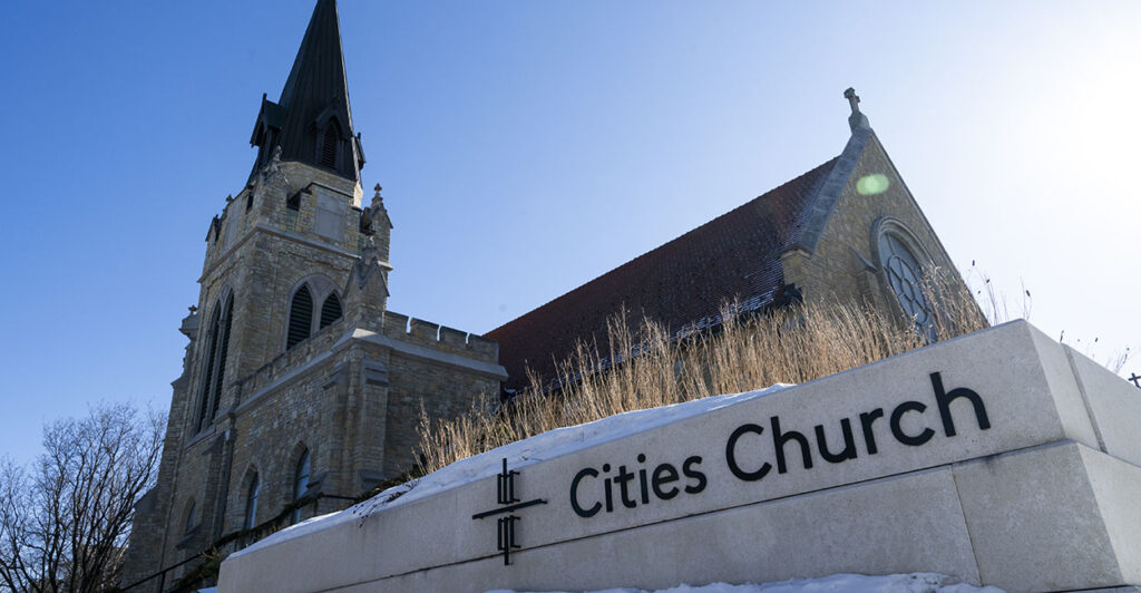 Police arrested a woman for disrupting a service at Cities Church on Easter Sunday