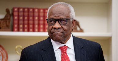 Supreme Court Justice Clarence Thomas eviscerated progressivism in a speech Tuesday.