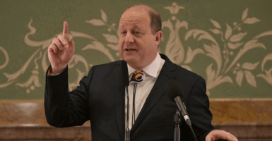 DENVER, CO - JANUARY 15 : Gov. Jared Polis delivered his final state of the state address at House chamber of Colorado State Capitol building in Denver, Colorado on Thursday, January 15, 2026. Gov. Polis used his final State of the State speech to highlight achievements made on housing, education and transportation over his tenure, work that he said would continue through his final year. (Photo by Hyoung Chang/The Denver Post)