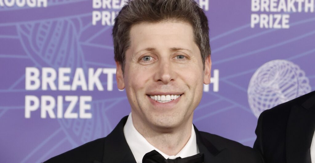 Sam Altman smiling