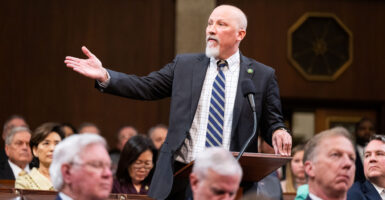 Chip Roy speaks on the House floor.
