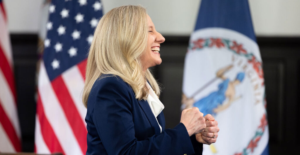 Virginia Gov. Abigail Spanberger February 24, 2026.